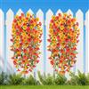 SJUNJIE 4 Pezzi Fiori Finti da Esterno 75cm Fiori Artificiali