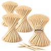 com-four® 4000x stuzzicadenti in Legno, Bastoncini da Cocktail in Legno | bastoncini di legno per progetti fai da te - artigianato - come strumento - per riparare e pulire
