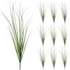 poraceous 10 Pezzi Piante Artificiali, Realistiche Piante Finte da Esterno, Erba Artificiale per Interni ed EWsterni, Verde Finto per Decorazioni, per Giardino Ufficio Domestica Decorazioni