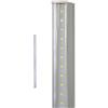 TrAdE Shop Traesio - SOTTOPENSILE LED SMD Trasparente REGLETTE PLAFONIERA 30 60 90 CM 6500 3000 4000K - 31060 - Bianco Freddo, 90 cm