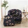 WJHDWYD Copripoltrona Elasticizzata, Chesterfield 2 Pezzi, Cuscino Separato Universale - Lavabile Fodera per Soggiorno Bar Reception (A2)