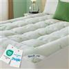 BEDLORE Topper Matrimoniale 160x200cm, Traspirante Viscosa di Bambù, Verde