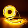 Lam(MS)pen Striscia LED COB da 12V bianco caldo 2000K 5m 320 LED/M larghezza 8 mm sottile flessibile autoadesiv non impermeabile flessibile tagliabile per interni decorazione fai da te (bianco caldo)