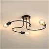 Pheashine Vintage Lampada da Soffitto, Industriale Plafoniera E27