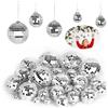 ACOMTUO 32 Pezzi Disco Mirror Ball, Palla da Discoteca, Palla a Specchio da Appendere, Discoteca per Torte Decorazioni, Disco Ball Decorazione Dell'Albero di Natale Decorazioni per Feste Decorazione