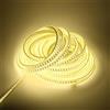 pcning Striscia LED 5 Metri 220V, SMD 5730 120 LED/m, IP67 impermeabile, 5M luci bianche, per scale da soffitto, cucina, striscia di luci LED bianco (Bianco, 5)