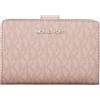 Michael Kors Portafoglio da donna Jet Set Bi-Fold Portafoglio, Fard in polvere, Casual