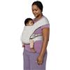 Ergobaby Embrace Marsupio Neonati Ergonomico 0 Mesi, Porta Bebe Extra Morbido ed Ultraleggero, Soft Grey