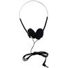 Generic Auricolari leggeri retrò, stile vintage, per musica MP3 retrò, portatili, con cavo, per la maggior parte dei telefoni cellulari, colore nero
