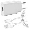 ZLONXUN Caricatore veloce Alimentatore compatibile con Samsung Galaxy A16/A15/A14/A12/S10/S9/S8,Caricabatterie 18W e Cavo USB C 1.5 M