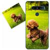 KARTXITAI Cover Personalizzata Compatibile con LG V40 ThinQ con Foto Testi logo,Custodia Morbido TPU Silicone Gel Trasparente Custom Case con Immagine,Testo+1 x Cinturino Universale