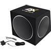 ESX V1000A - Sistema subwoofer attivo 25 cm (10) con membrana doppia passiva 20 cm (8) | Serie Vision