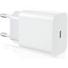 AXFEE 30W Rapido Caricabatterie, Porta USB di Tipo C Caricatore Per iPhone 14/14 Plus/14 Pro/14 Pro Max/13/12/11/XS/XS Max/XR/X, iPad, Senza Cavo, Spina Alimentatore Tipo C Adattatore Carica Muro