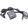 vhbw alimentatore, cavo di alimentazione compatibile con Casio Exilim EX-Z85, EX-Z80, EX-Z90, EX-Z9 fotocamera, SLR - 0,5 m