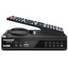 Premium X PremiumX FTA 522 HD - Ricevitore satellitare digitale DVB-S2, compatibile con unicable, HDMI e SCART, 2 lettori multimediali USB, 12 V FullHD, trasmettitore tedesco preinstallato