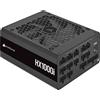 Corsair HX1000i Interamente Modulare Ultra-Silenzioso Alimentatore - Compatibilità con Standard ATX 3.1 e PCIe 5.1 - Ventola con Cuscinetto Fluidodinamico - CORSAIR iCUE - 80 PLUS Platinum - Nero