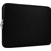 CCPK - Custodia in neoprene per MacBook Air/Pro/Retina/iPad, custodia compatibile con computer portatili Apple/Samsung/Sony/Dell nero Nero 13-14 inch