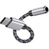 CebKit Adattatore jack da USB C a 3,5 mm, adattatore da USB tipo C a 3,5 mm, adattatore da USB C a jack per Google Pixel 10 9 Pro 8a 7 6 5 4, Samsung Galaxy S26 S25 Ultra/S24+/S23/S22/A56/A36/A16/A55/A35