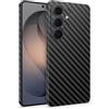 TF Skins Skin compatibili con Samsung Galaxy S26 & S26 Ultra, pellicola protettiva 360° Full Coverage o Back Only (Full Coverage, Carbone Nero, Galaxy S26)