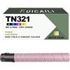 RUICAILI Cartuccia toner compatibile TN321 321 Lavoro di Ricambio per Konica Minolta BizHub C364e C284 C224e C7822e C7828e (1, Magenta)