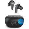 JLab Go Pods ANC Auricolari Bluetooth Cancellazione Rumore, Nero