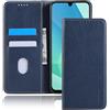 binandteam Cover per Samsung Galaxy A16 5G / 4G (6.7),Premium Custodia a Libro in Pelle PU Magnetica Flip Wallet Supporto Portafoglio Case - Blu
