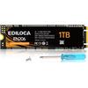 Ediloca EN206 1TB 3D NAND TLC M.2 SSD, M.2 2280 SATA III 6Gb/s SSD Hard Drive interno, velocità di lettura/scrittura fino a 550/480 MB/s, compatibile con Ultrabook, Tablet Computer e Mini PC
