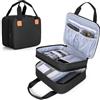 Luxja Borsa per Stampante Fotografica con Tasche per Accessori, Nero