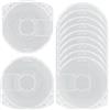 Generico 10 pezzi di custodie di ricambio dischi di gioco per PSP UMD Protective Box Clear UMD Disc Case Shell per Sony PSP1000/2000/3000