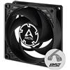 ARCTIC P8 PWM PST - Ventola per PC, ventola da 80 mm con tecnologia di condivisione PWM (PST), ottimizzata per la pressione, motore silenzioso, computer, velocità della ventola: 200-3000 giri/min -