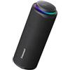 Tronsmart T8 Cassa Bluetooth Portatile da 40W, Luci LED, Protezione dall'acqua IPX7, Bassi Potenti con Suono Stereo Hi-Fi, Altoparlante Wireless con EQ per Campeggio, Ciclismo, Interni e Esterni