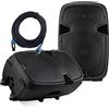 McGrey Set Diffusori Attivi/Passivi P215, Custodia in plastica nera