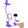 Generic Supporto per telefono a collo di per letto, supporto flessibile per telefono a braccio pigro - Clip per cellulare da letto, morsetto multifunzionale per cucina, camera da letto, palestre