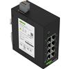 WAGO Switch ECO industriale 852-1112/000-001 | con 8 porte ETHERNET 10/100/1000 Mbit/s autonegotiazione e LED diagnostici sul davanti, supporta fino a 8000 indirizzi MAC assoluti