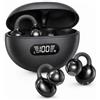 GYQX Cuffie Bluetooth 6.0 Open Ear, Auricolari Wireless a Clip 5,3 g, Audio Direzionale, 48 Ore con Display LED, Doppio Microfono, Touch, IPX7, Cuffiette Sport per Corsa, Palestra, Ciclismo e Viaggi