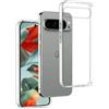 REY Cover in Gel TPU Trasparente per Google Pixel 9 PRO, Ultra Sottile 0,33 mm, Morbido Flessibile, Custodia Silicone