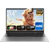 Vowmoon Laptop 15,6 8 GB 128 GB,PC Portatile schermo, processore N4000fino a 2.6GHz, Wi-Fi 5 dual-band, Bluetooth 4.2, USB-A, HDMI, schermo FHD 1920 x 1080 5000mAh