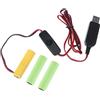 Haoyull Professionale DC Buck Batteria Collegamento Semplice USB Trasformatore di corrente per Giocattoli Elettronici LED Luce Radio Aa Batteria Alimentazione USB
