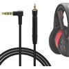 GEEKRIA Cavo audio compatibile con cuffie Sennheiser Game One, Game Zero, PC 373D, GSP 350, GSP 500, GSP 600, cavo stereo di ricambio gaming AUX 2,5 mm (5,6 ft/1,7 m)