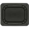 Haoyull 69x59mm Rettangolare Bass Speaker Radiatore Passivo Ausiliario Gomma Vibrazione Piastra Subwoofer Riparazione