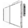 HOOKMEMO Cornice in silicone per Echo Show 21, cambia il colore della cornice del tuo Echo Show 21 (bianco)