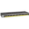 NETGEAR Switch Ethernet PoE 16 porte Unmanaged (GS116LP), Switch Ethernet Gigabit con 16 PoE+ a 76 W, budget espandibile, montaggio desktop o su rack e assistenza limitata a vita