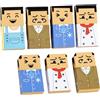 XAGMODSHN Divertenti Gomme da uomo calvo per scrivere facile cancellare matita gomma per bambino studente gioco ricompensa calza di Natale riempitivi forniture per ufficio gomma