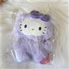 Sanrio Portachiavi Sanrio House Fluffy Hello Kitty Charm Viola Uva da collezione