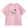 HELLO KITTY T-shirt Sanrio House Hello Kitty stampa artistica a pois tessuto morbido...
