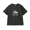 Sanrio T-shirt Sanrio House Kuromi Dot Art Print nera nuova con etichette esaurita