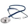 MORETTI SpA Fonendoscopio logiko con testa piatta in alluminio anodizzato diametro 45 mm altezza 10 mm tubo ad y in gomma di lattice blu diametro 5 mm lunghezza 60 cm - - 901923983