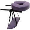 FRCOLOR Poggiatesta per Massaggi Letto Ergonomico a Forma di U Design Elastico e Traspirante in Pu e Pvc per Lettino da Massaggio Spa Comfort Viso