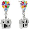 Disney Girls UP - Orecchini a perno a forma di casetta con palloncini, in