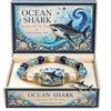 Generico Collezione di bracciali Ocean Guardian, bracciale con ciondoli animali oceanici, con perline blu oceano, 7 disegni di creature marine per donne e amanti della spiaggia